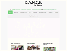Tablet Screenshot of dancebykristin.com